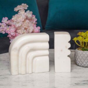 WHITE-MARBLE-BOOKEND