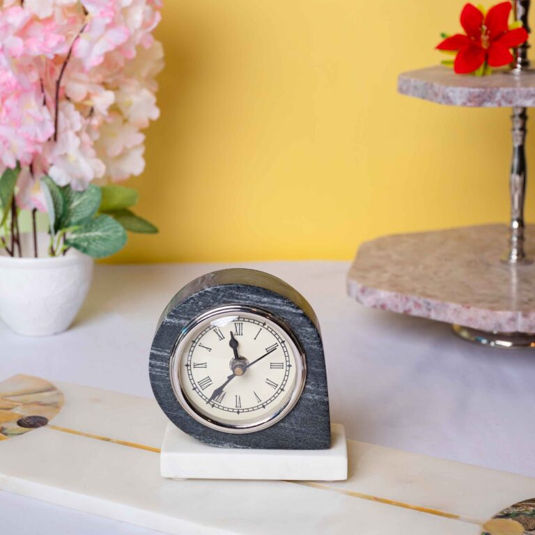 GALAXY-WHITE-MARBLE-CLOCK