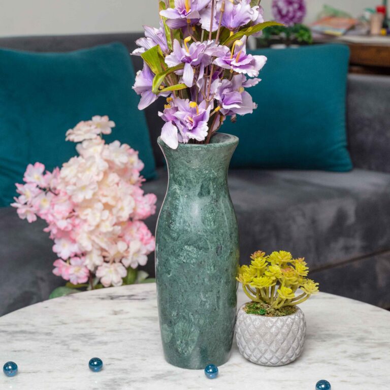 GREEN-MARBLE-FLOWER-VASE