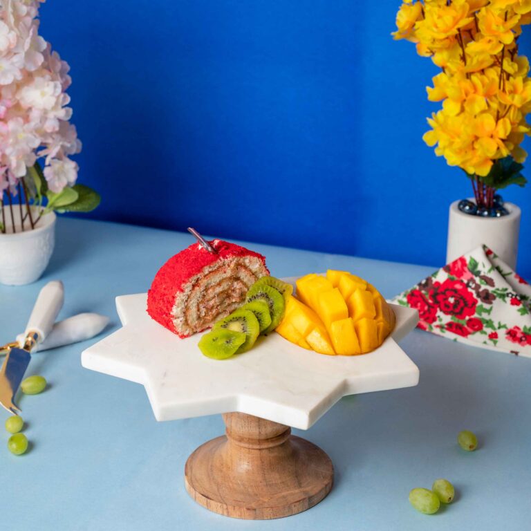 WHITE-MARBLE-CAKE-STAND-WITH-ACACIA-WOOD-BASE