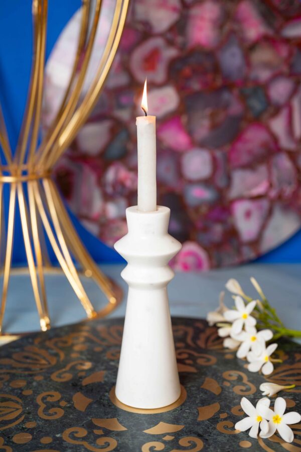 WHITE-MARBLE-CANDLE-HOLDER