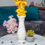 WHITE-MARBLE-FLOWER-VASE