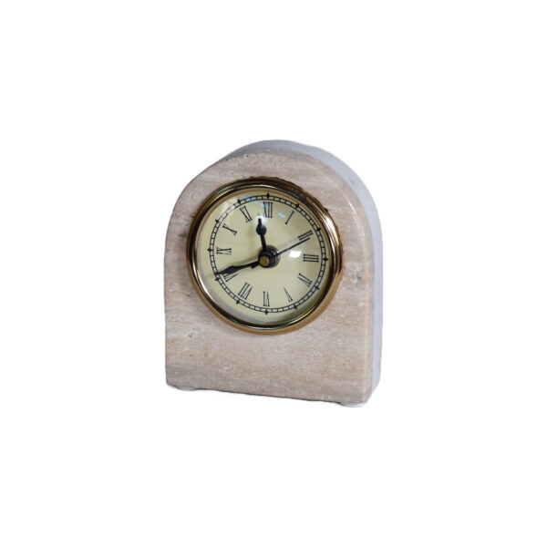 Pink Marble Clock