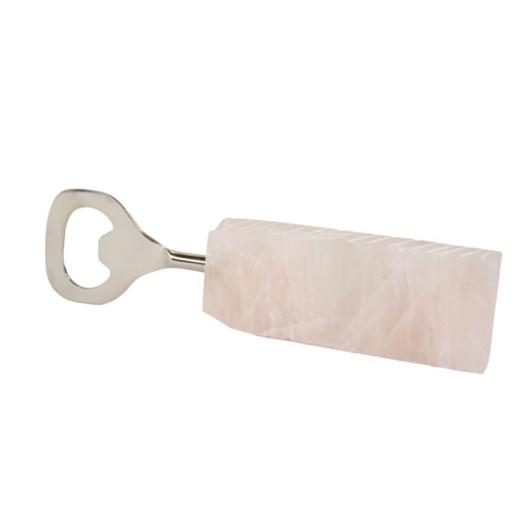 rose agate bottle opener