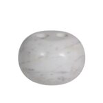 White Marble Bathroom Set Round