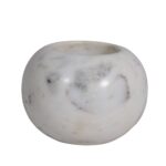White Marble Bathroom Set Round