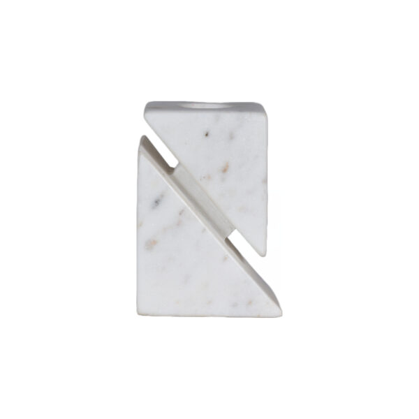 White Marble Candle Stand