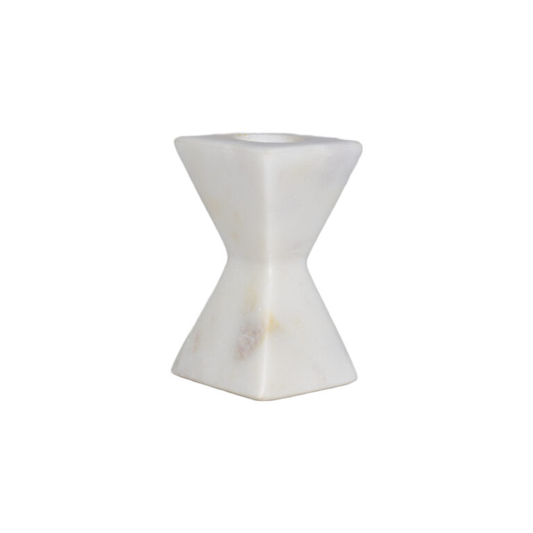 White Marble Candle Stand