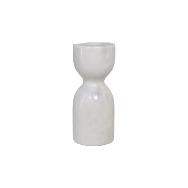 White Marble Candle Stand
