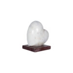 White Marble Heart Shape Bookends
