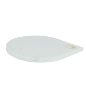 white marble platters