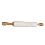 white marble rolling pin