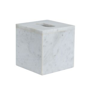 white marble tissue holders