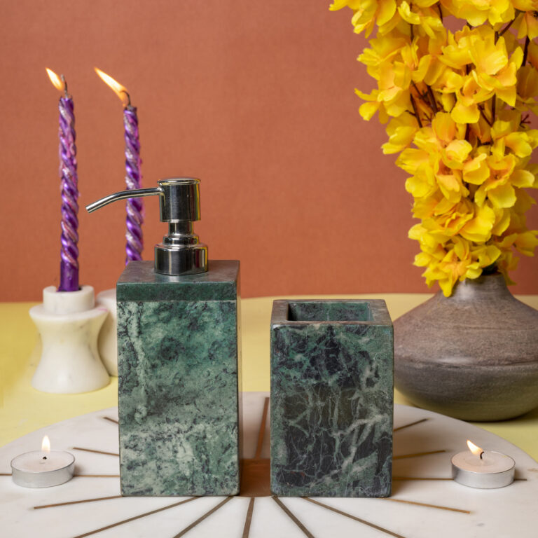 green-marble-bathroom-set