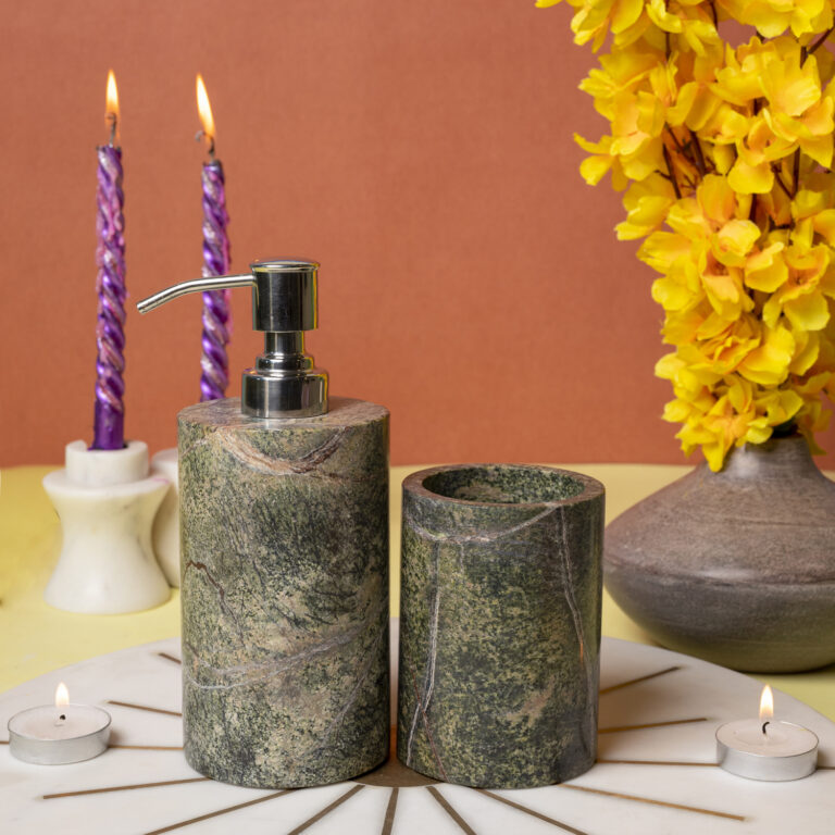 green-marble-bathroom-set