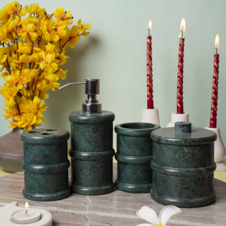 green-marble-bathroom-set