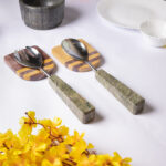 green-marble-cutlery-set