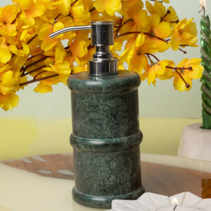 green-marble-soap-dispenser