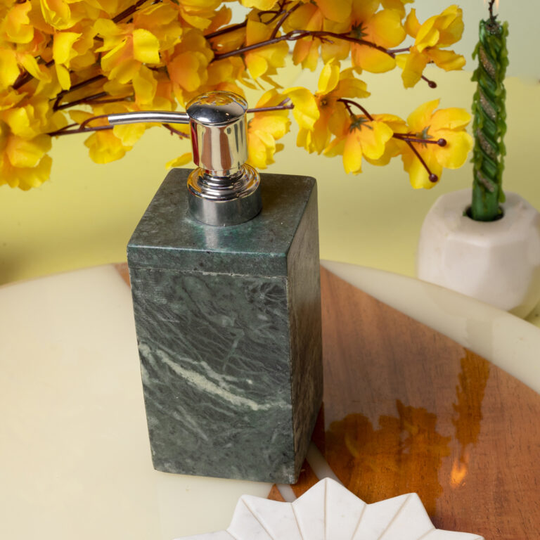 green-marble-soap-dispenser