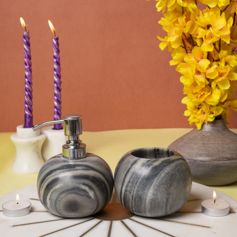 grey-marble-round-bathroom-set