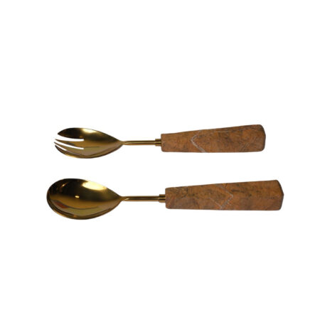 brown-marble-cutlery-set