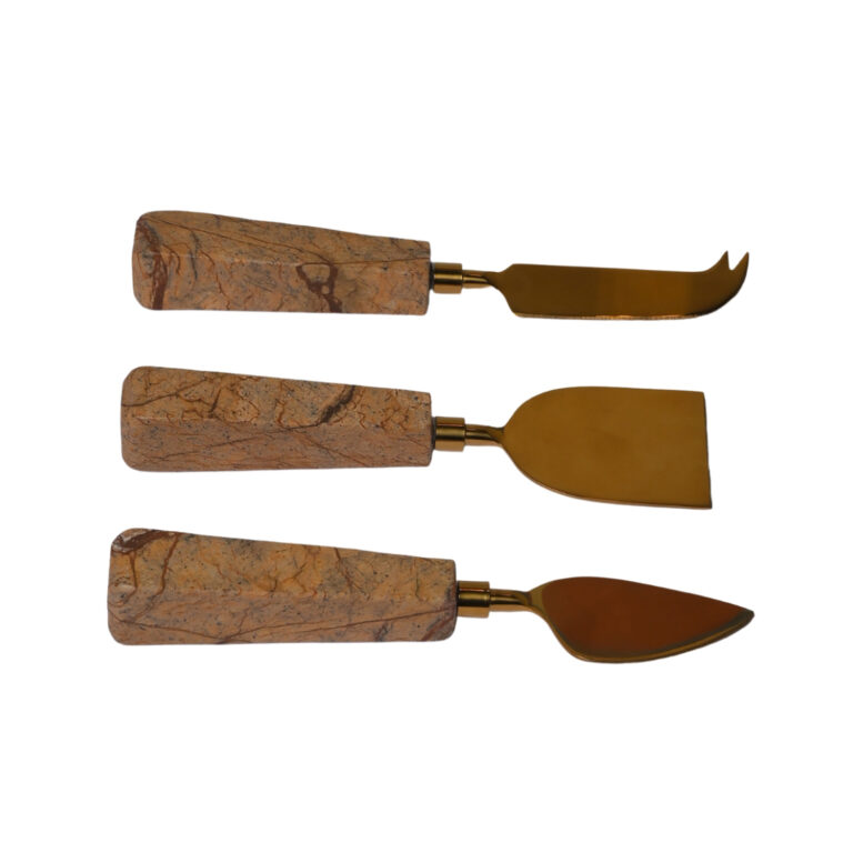 brown-marble-cutlery-set