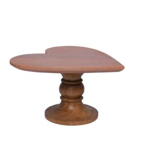 brown-marble-heart-shape-single-tier-cake-stand