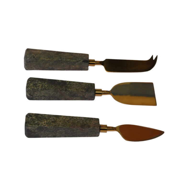 green-marble-cutlery-set