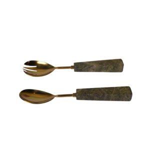 green-marble-cutlery-set