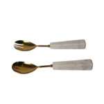 white-marble-cutlery-set