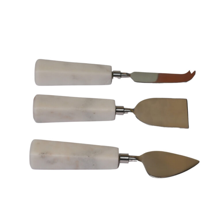 white-marble-cutlery-set