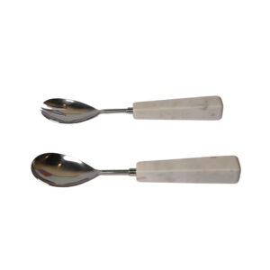 white-marble-cutlery-set