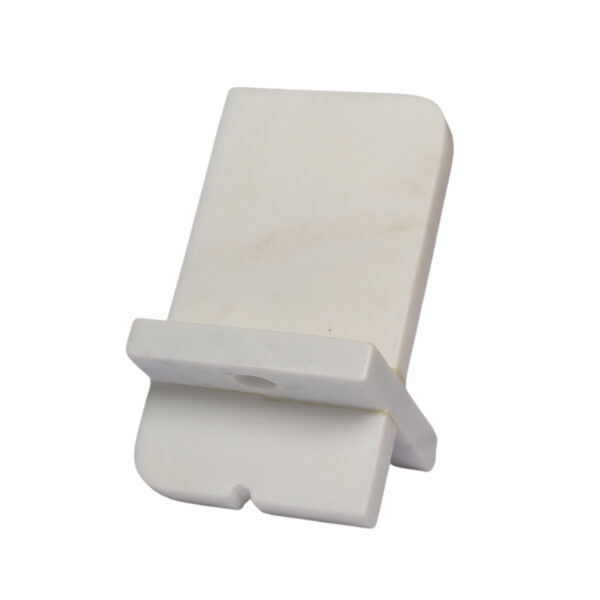 white-marble-phone-stand