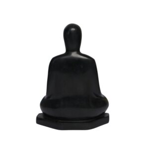 Black Marble Buddha Statue