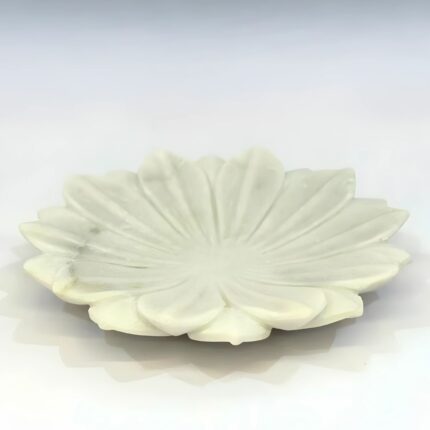 Lotus Urli decorative bowl with floating candle and rose petals for home décor, Diwali decoration, and pooja use – Luxlina