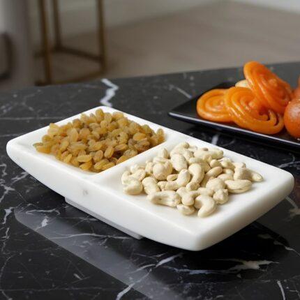 Scoop Tray decorative serving tray for home décor, multipurpose stylish organizer and luxury table accessory – Luxlina