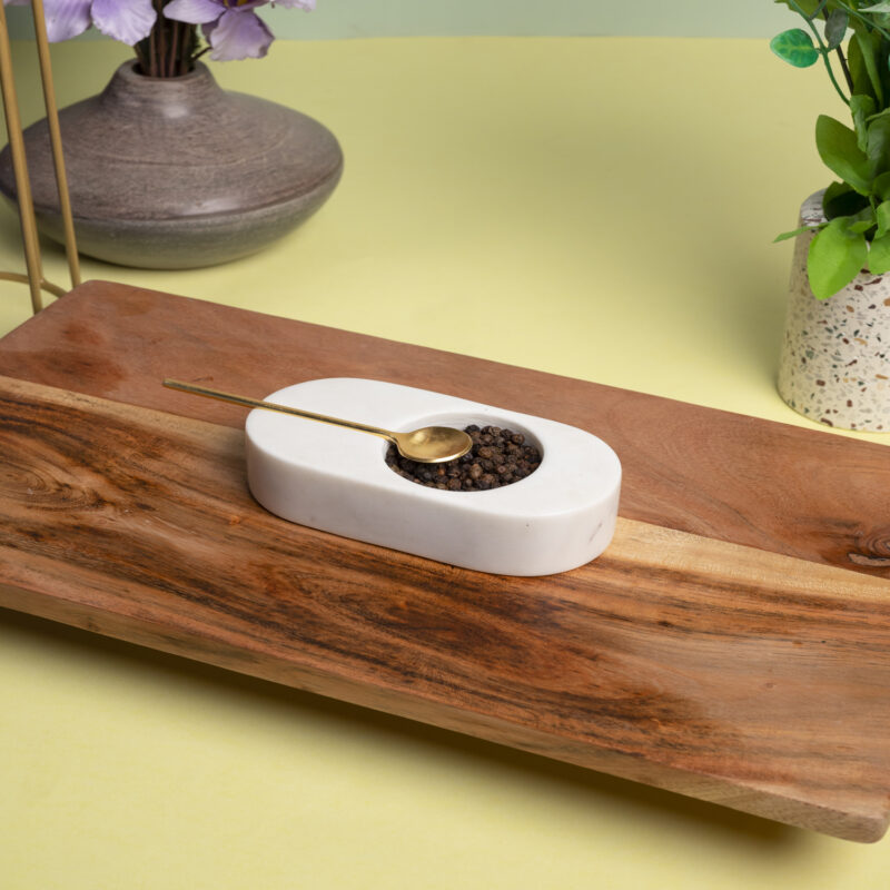 White Marble Spices Holder