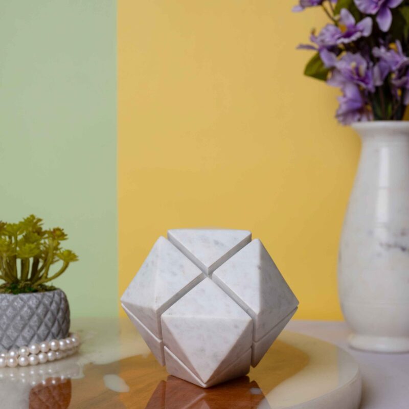 White Marble Diamond Cutting Object