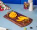 marble tray with metal handle