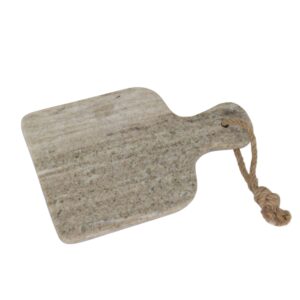 BROWN MARBLE PLATTER WITH HOLE