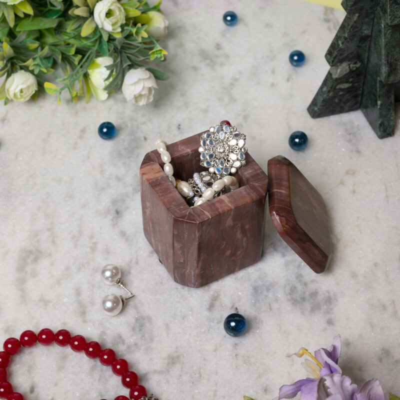 Rosemary Marble Jewellery Box